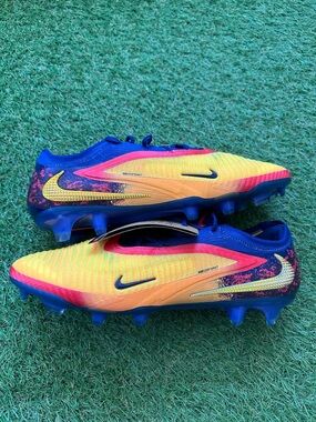 Nike Phantom GX 2 Men’s Soccer Cleats Blue & Yellow Erling Haaland HQ2332-800